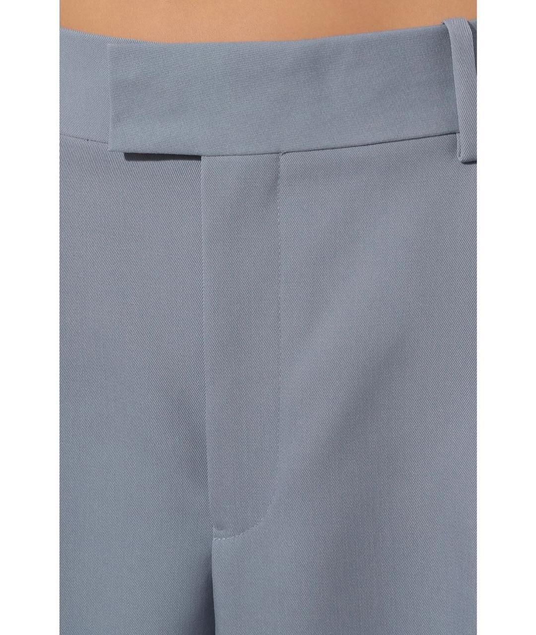 JIL SANDER Голубые шерстяные шорты, фото 6