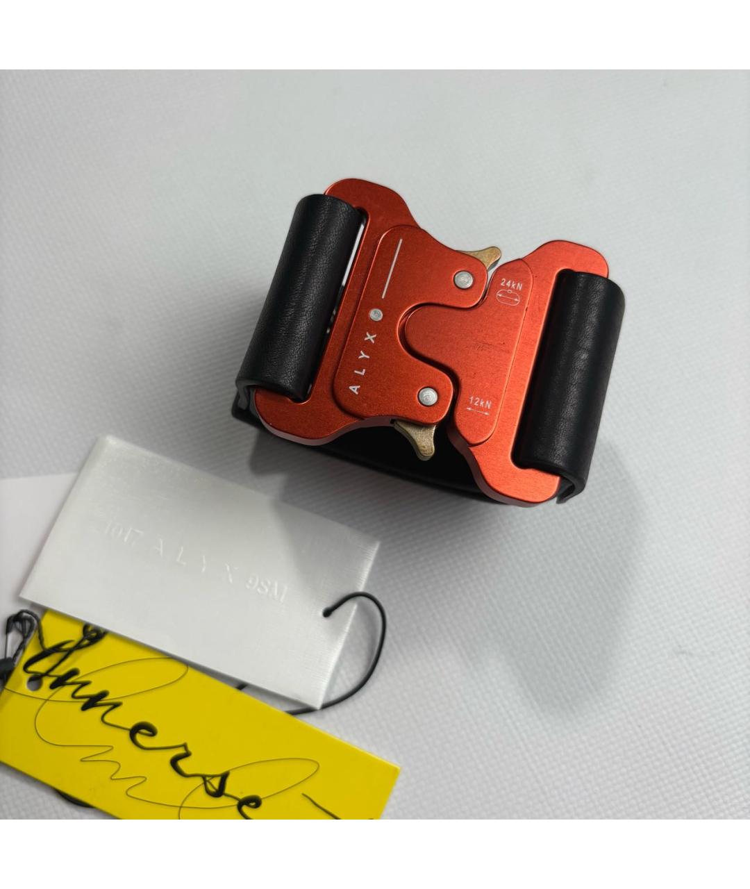 1017 ALYX 9SM Черный кожаный браслет, фото 7