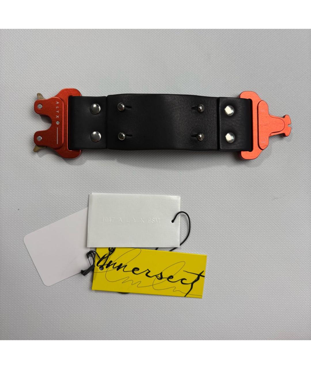 1017 ALYX 9SM Черный кожаный браслет, фото 4