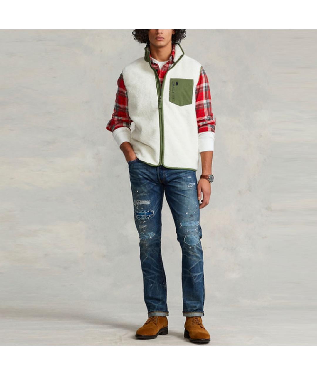 POLO RALPH LAUREN Белый жилет, фото 3