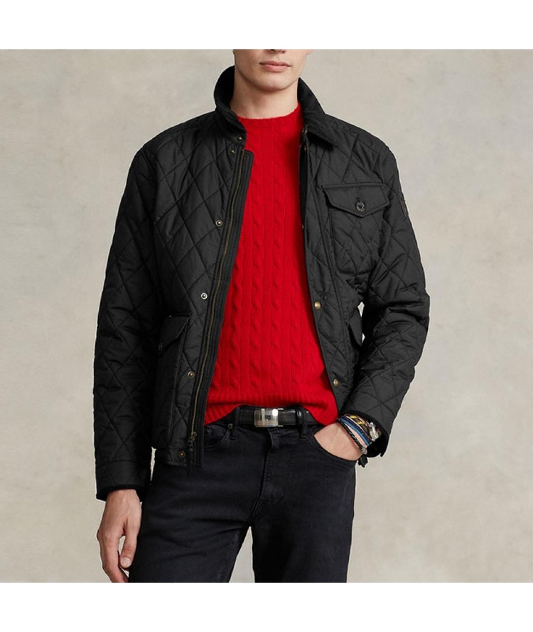 POLO RALPH LAUREN Черный пуховик, фото 2