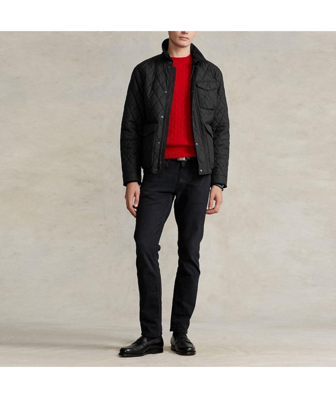 POLO RALPH LAUREN Черный пуховик, фото 3