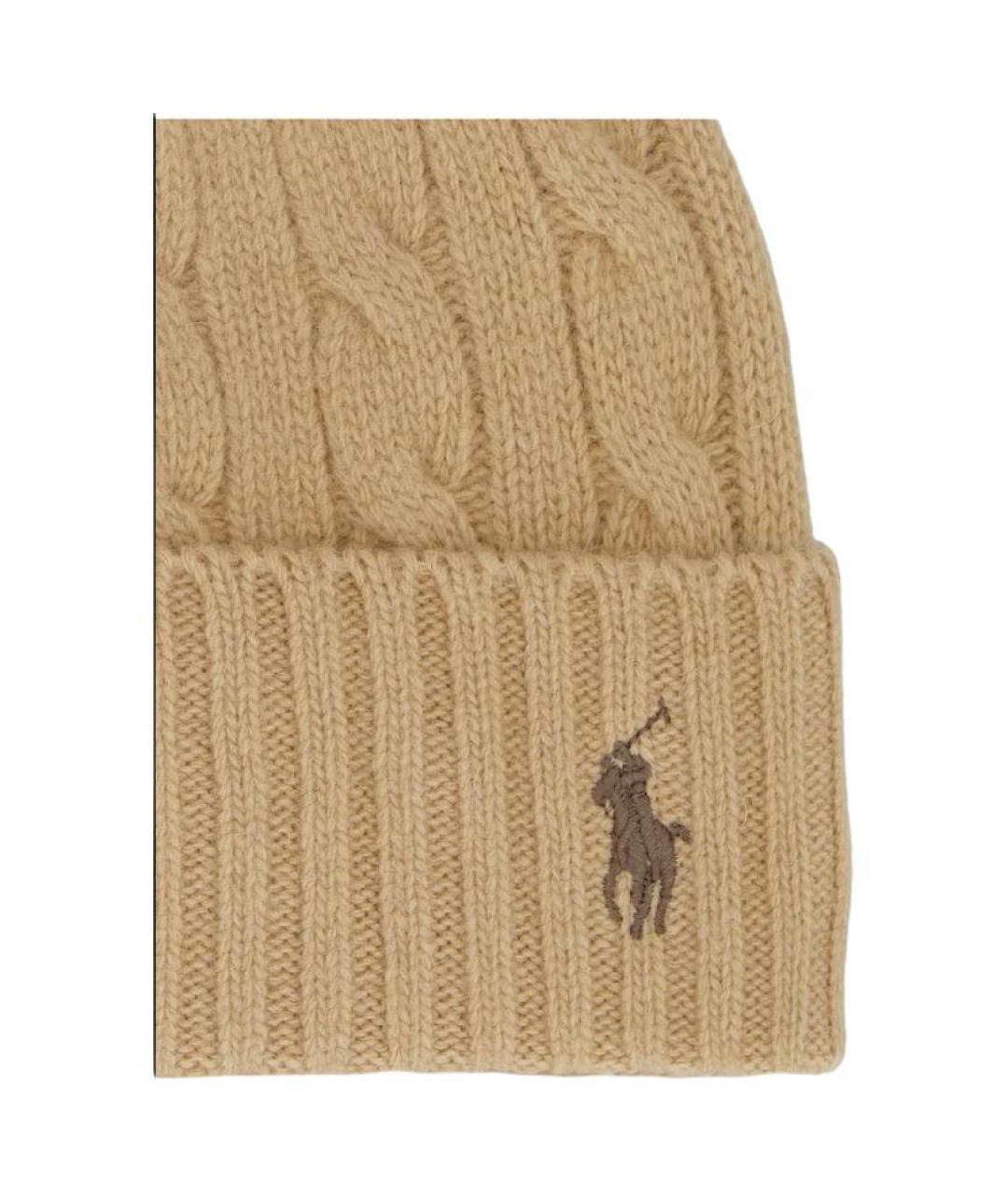 POLO RALPH LAUREN Коричневая шапка, фото 3
