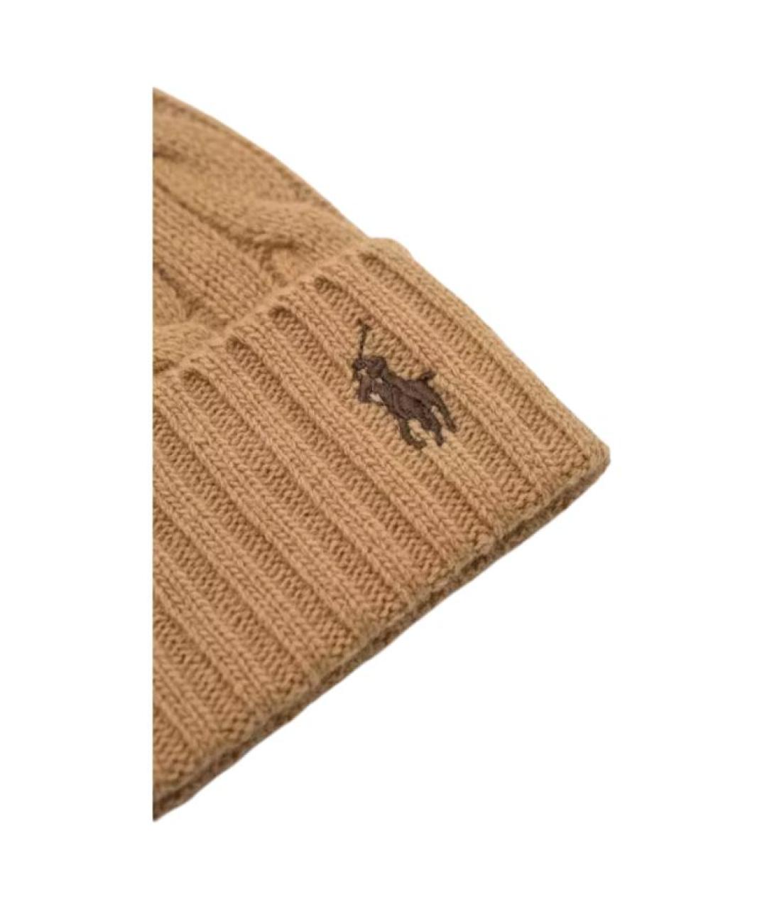POLO RALPH LAUREN Коричневая шапка, фото 5