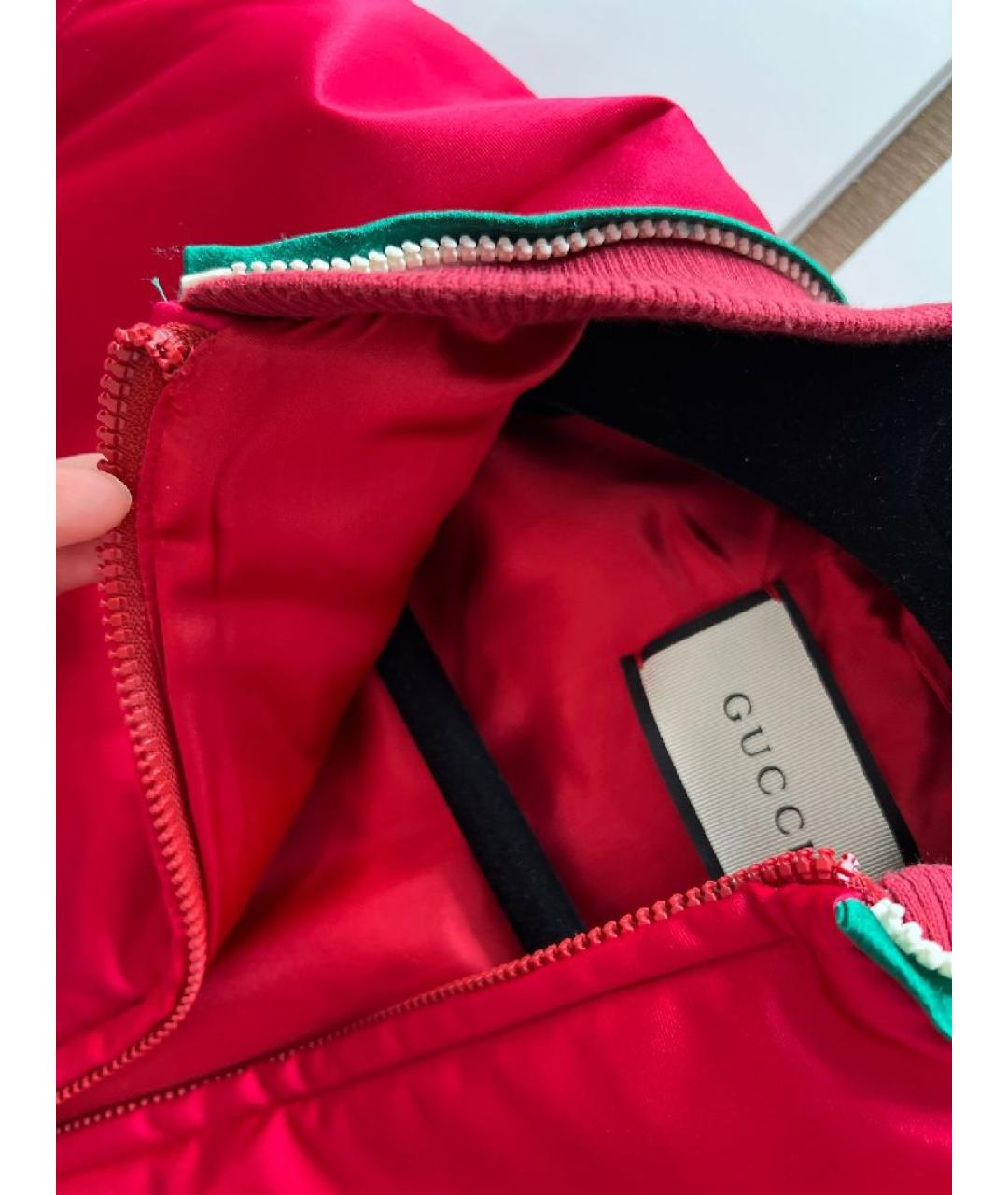 GUCCI Красная куртка, фото 4