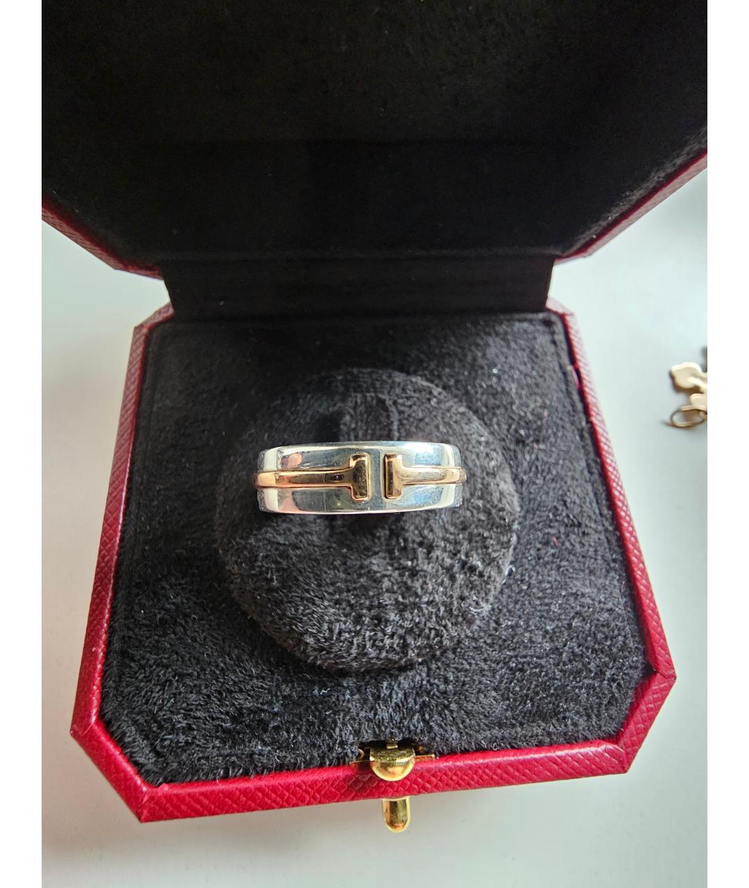 TIFFANY&CO Белое с серебряным покрытием кольцо, фото 4