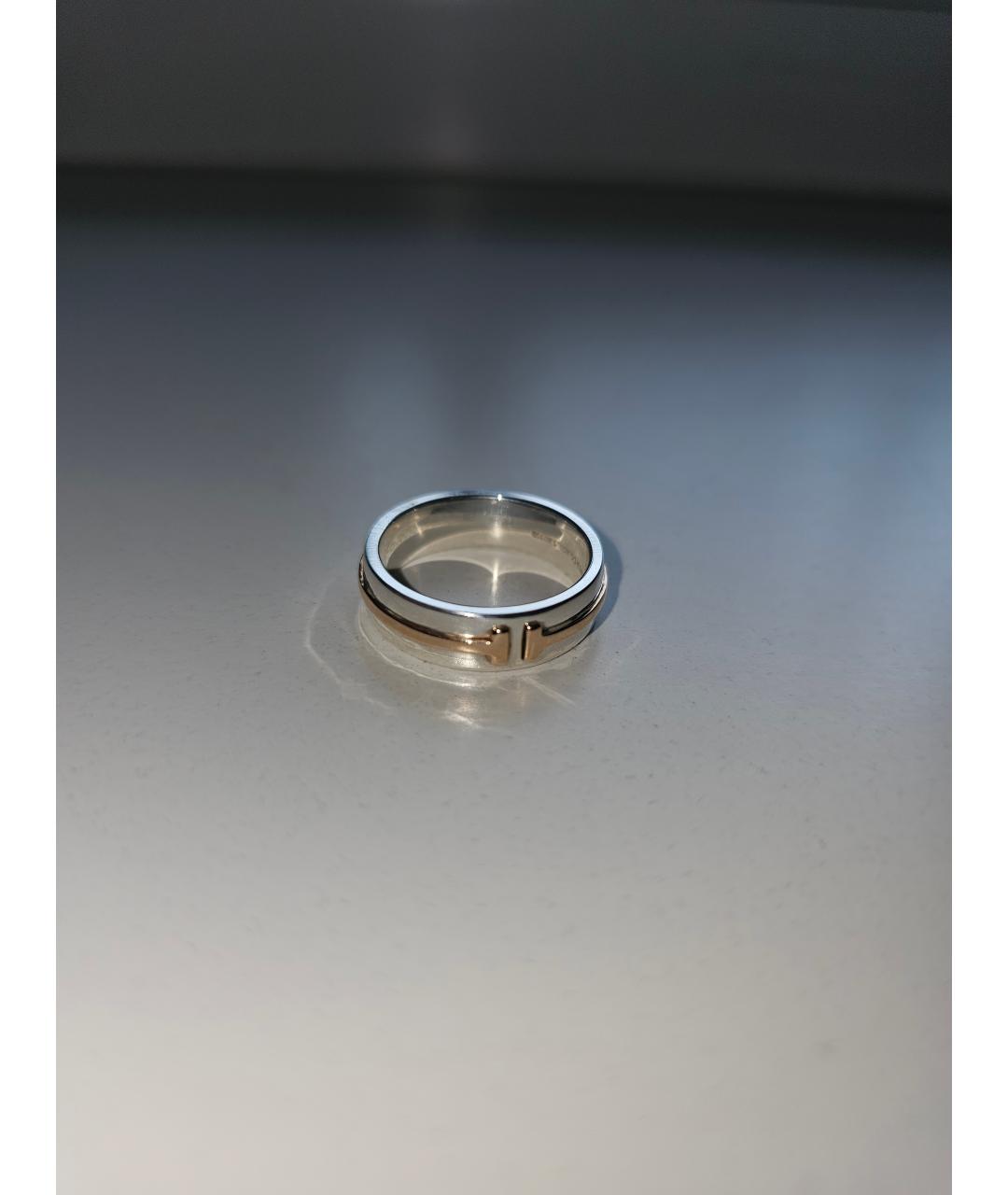 TIFFANY&CO Белое с серебряным покрытием кольцо, фото 2