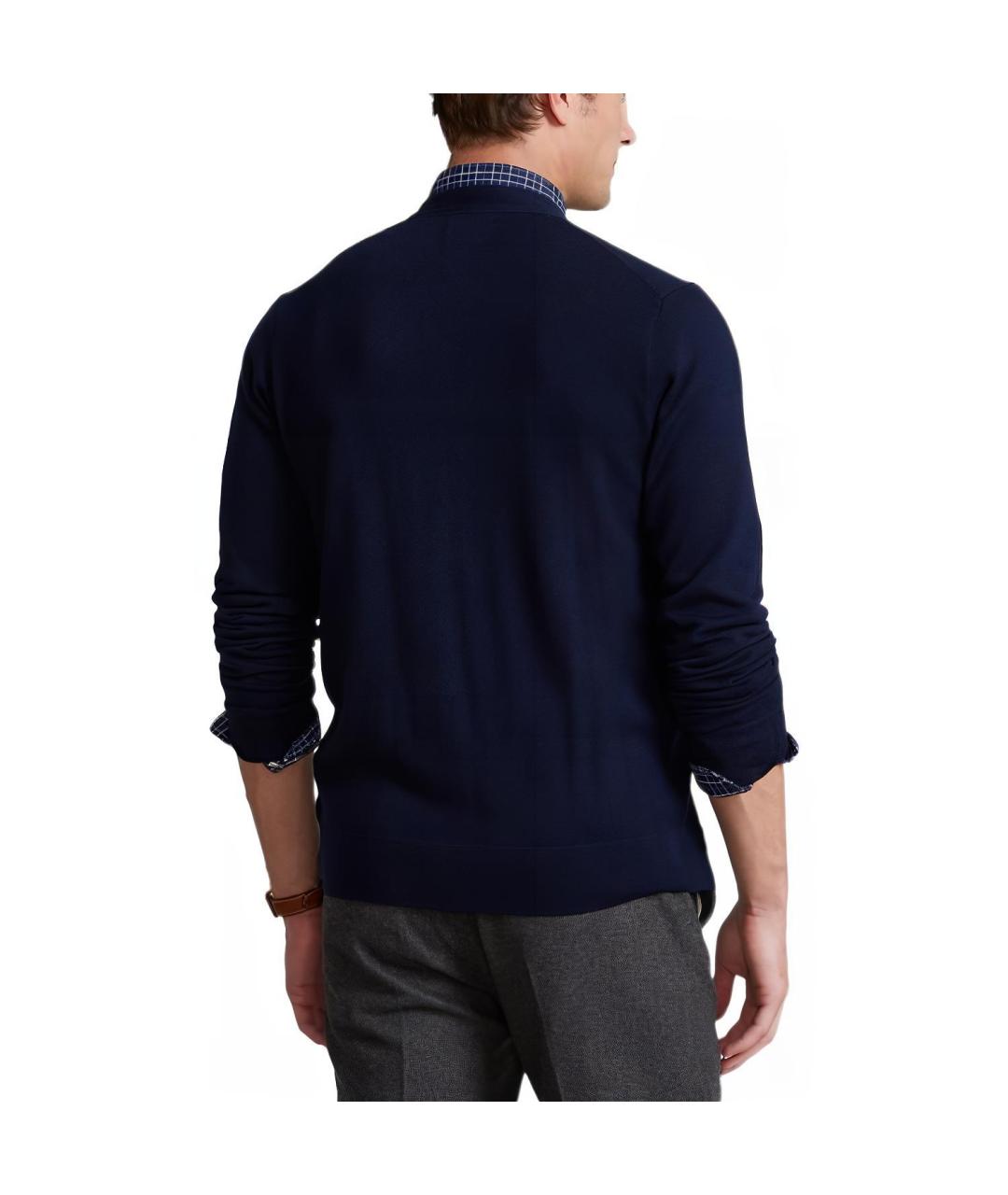 POLO RALPH LAUREN Темно-синий кардиган, фото 3