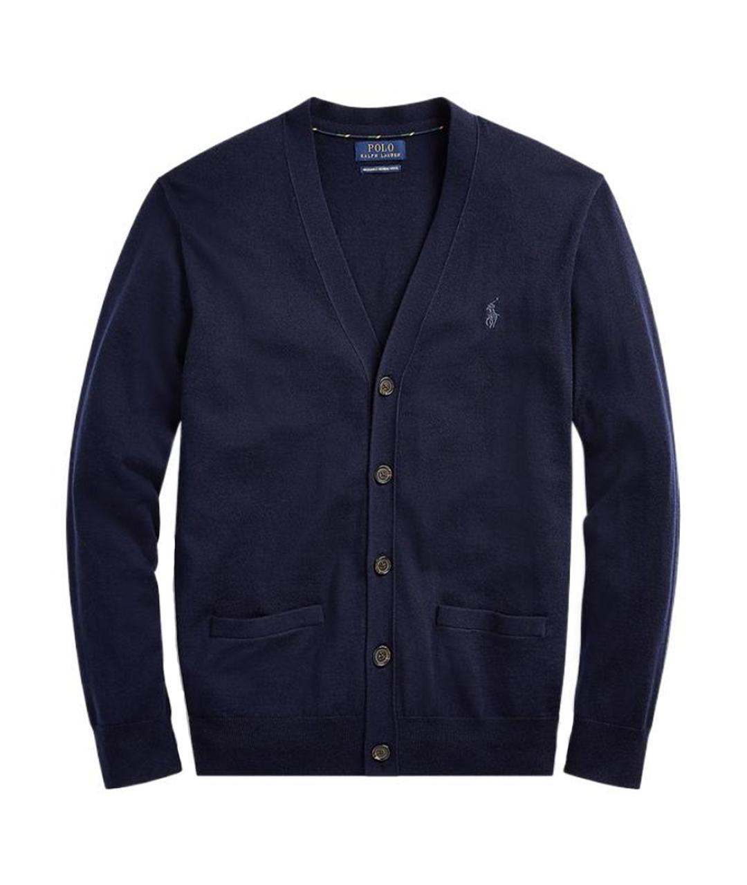 POLO RALPH LAUREN Темно-синий кардиган, фото 1