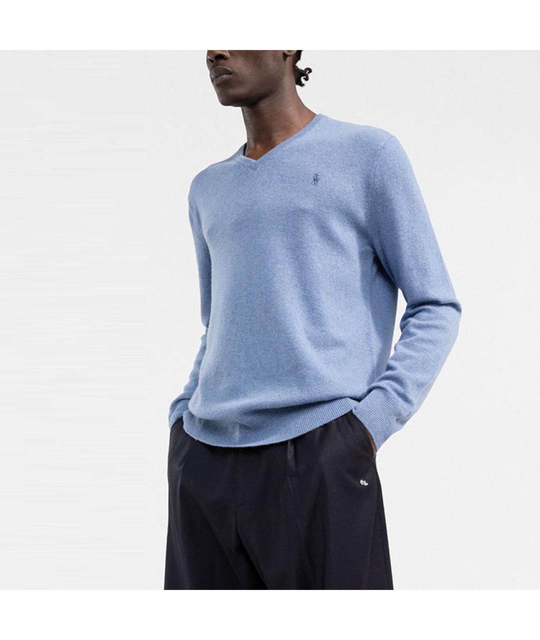 POLO RALPH LAUREN Синий джемпер / свитер, фото 2
