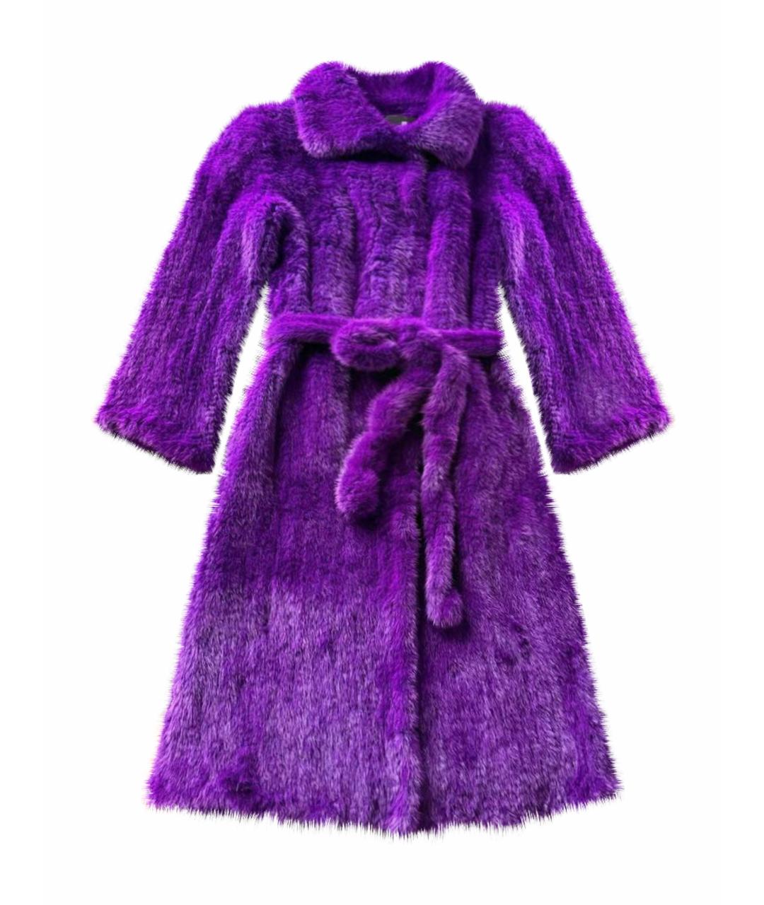 Jaeger LeCoultre Фиолетовая меховая шуба, фото 1