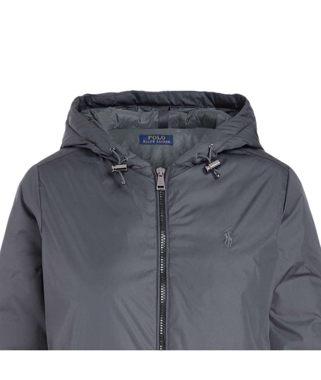 POLO RALPH LAUREN Серая полиамидовая куртка, фото 3