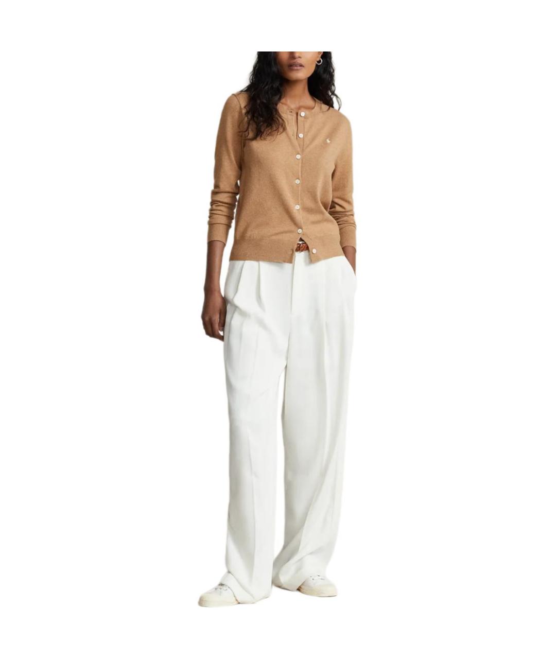 POLO RALPH LAUREN Коричневый кардиган, фото 2