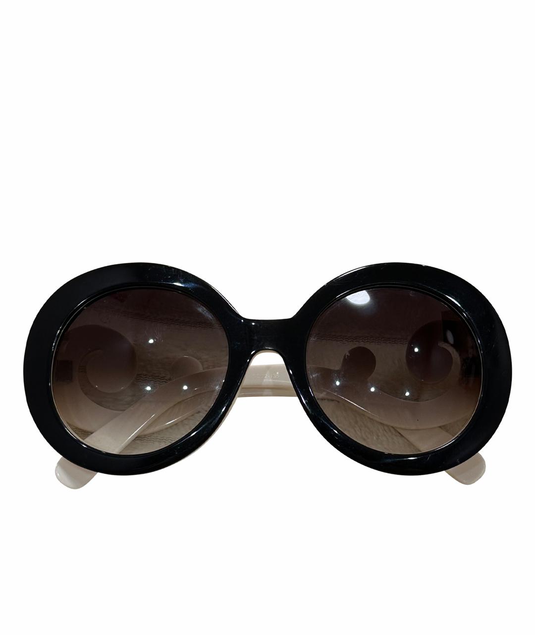 PRADA Белые пластиковые солнцезащитные очки, фото 1