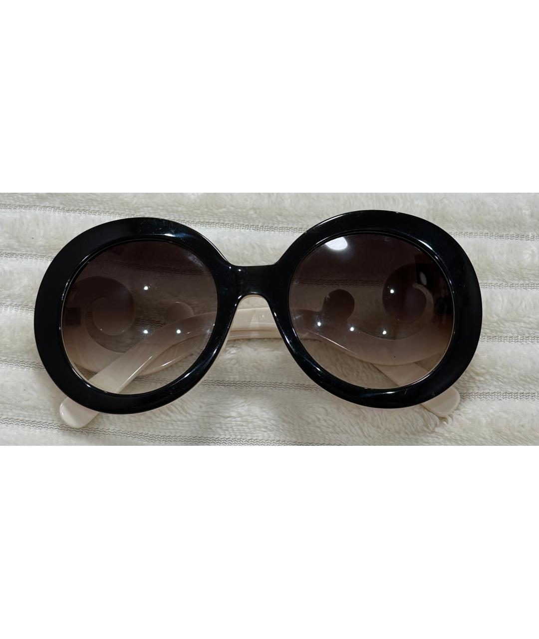 PRADA Белые пластиковые солнцезащитные очки, фото 5