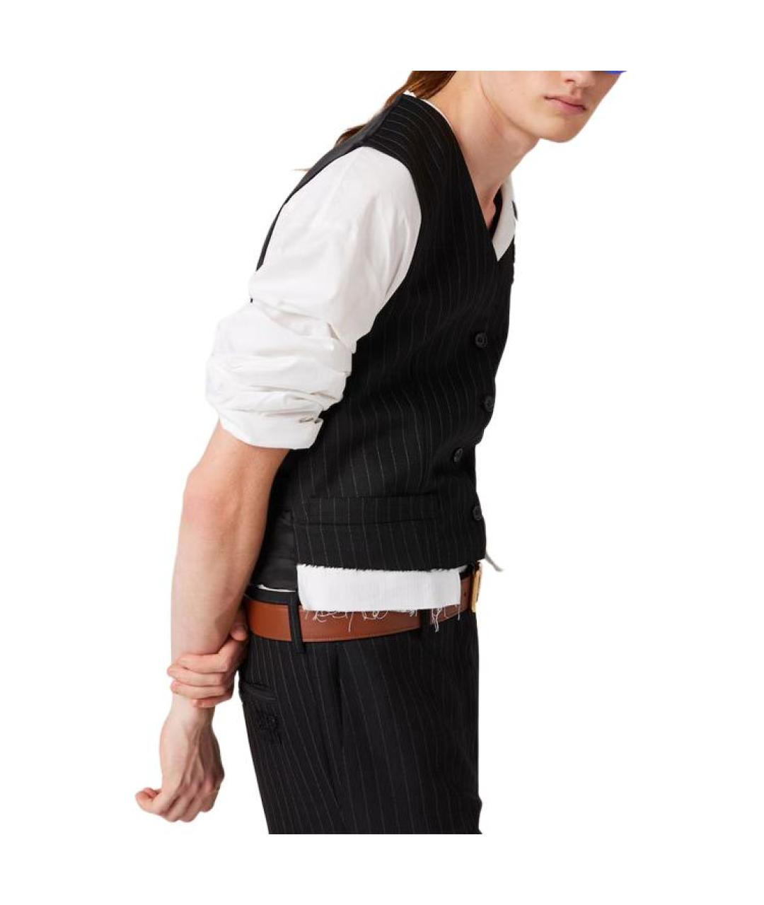 MIU MIU Черный жилет, фото 4