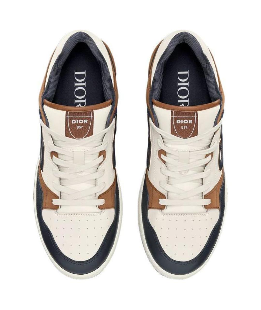 CHRISTIAN DIOR Мульти кожаные низкие кроссовки / кеды, фото 5