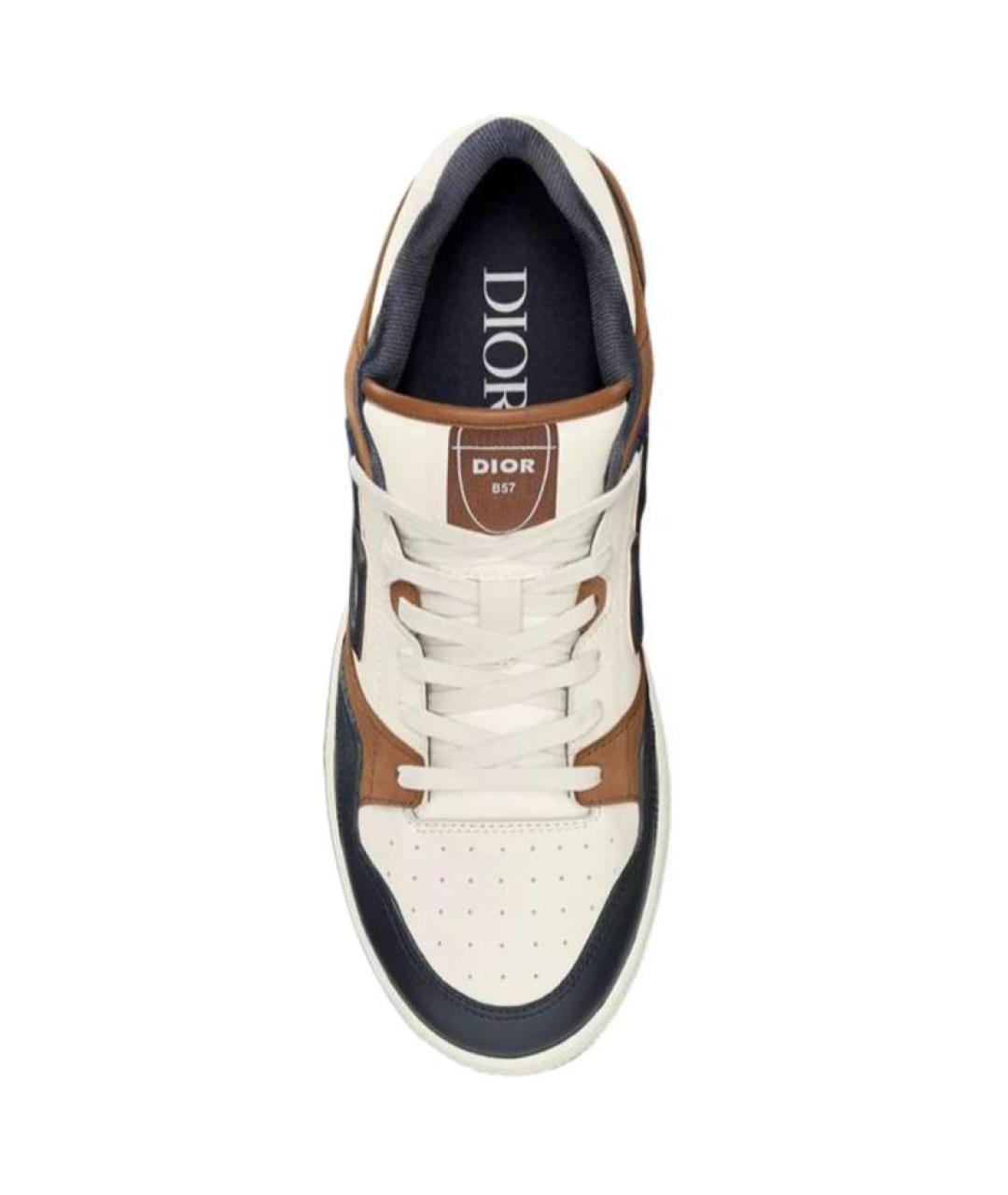 CHRISTIAN DIOR Мульти кожаные низкие кроссовки / кеды, фото 4