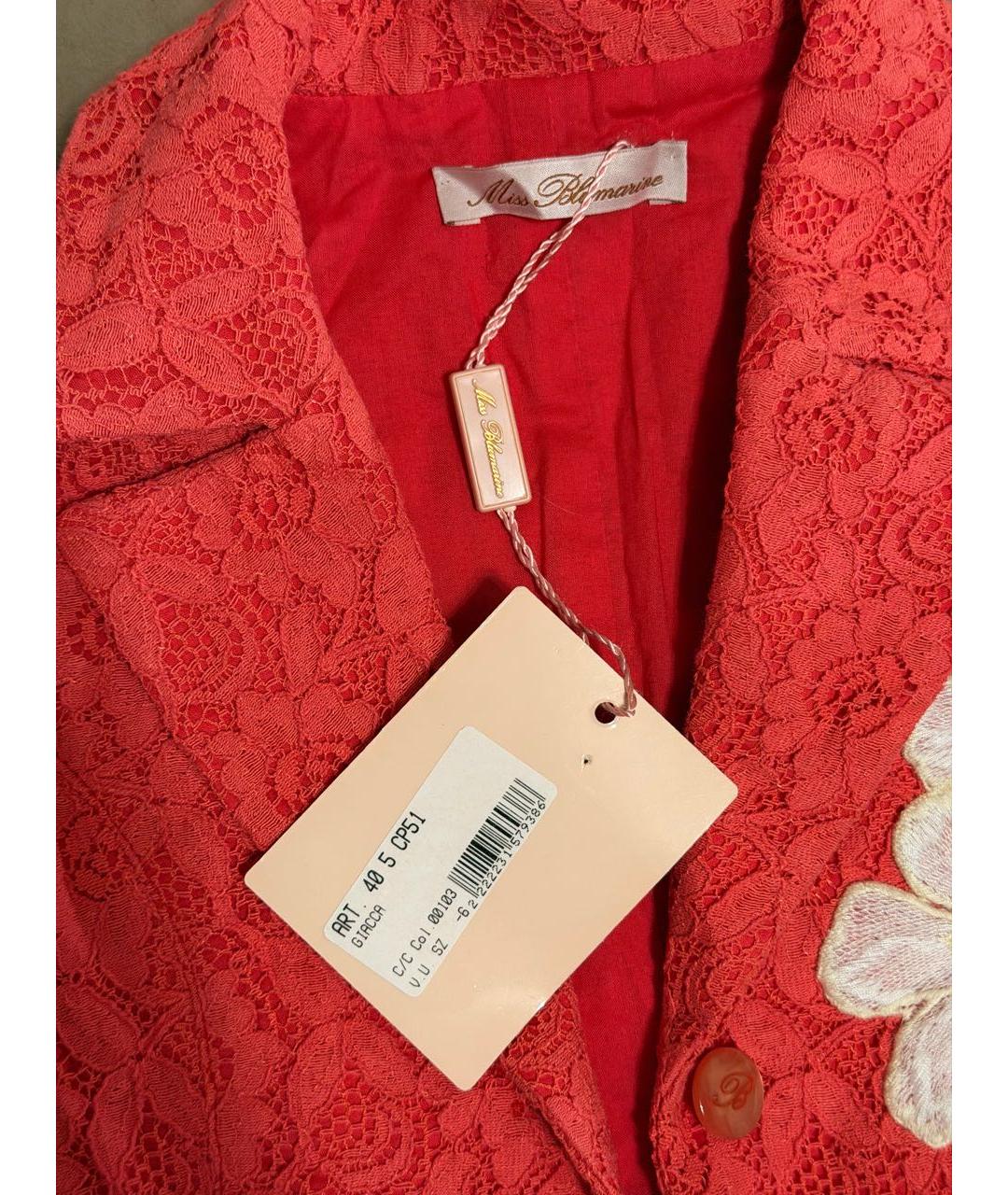 MISS BLUMARINE Коралловый вискозный комплект, фото 7