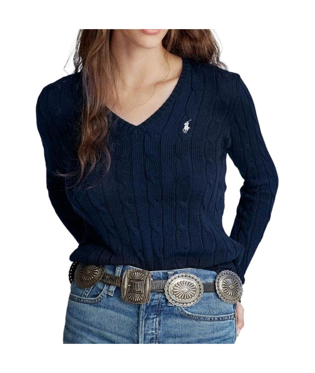 POLO RALPH LAUREN Темно-синий джемпер / свитер, фото 2