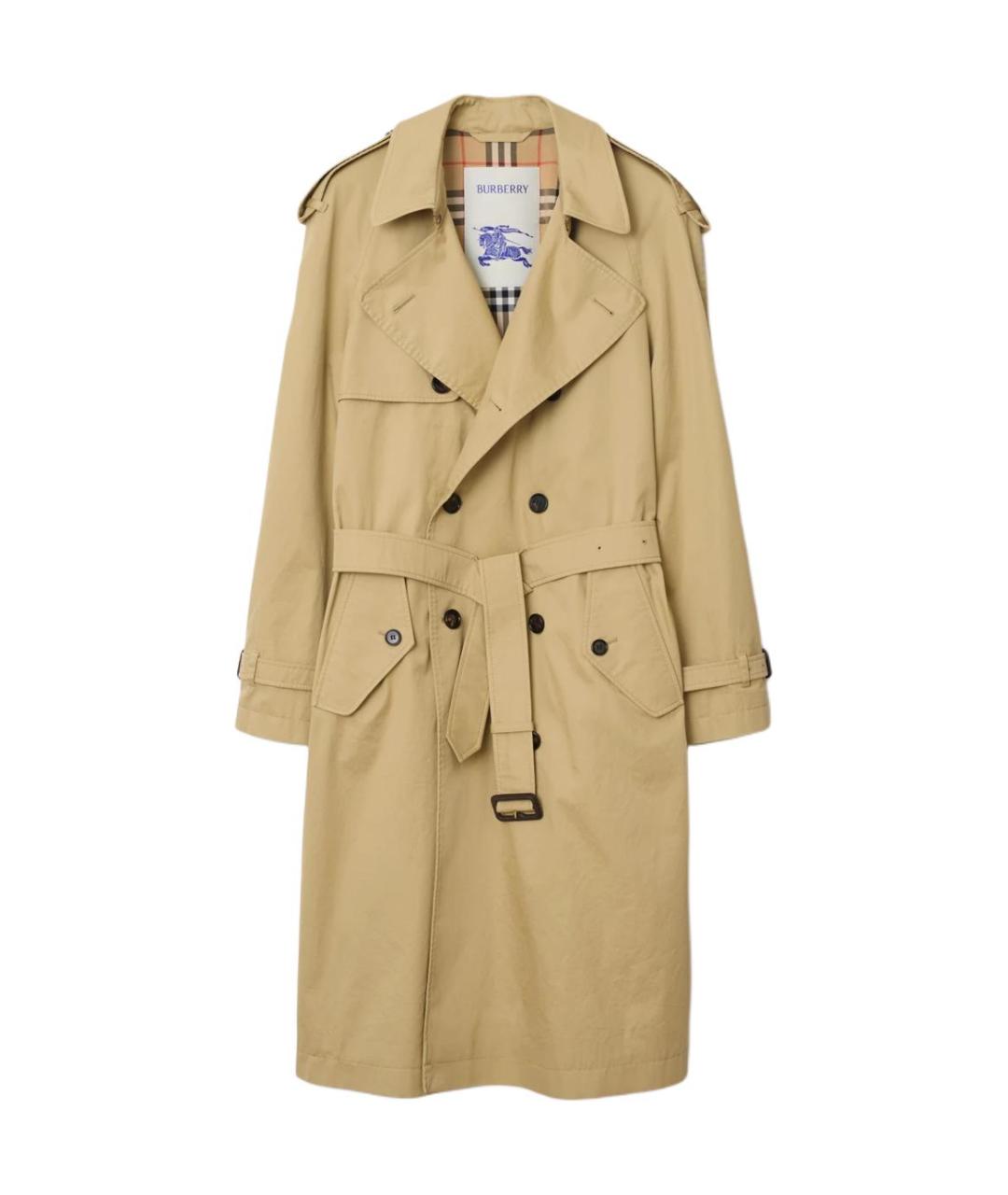 BURBERRY Коричневый тренч / плащ, фото 1