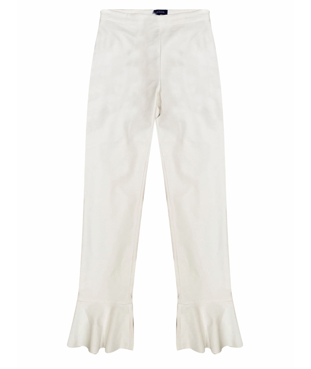 PINKO Белые прямые брюки, фото 1
