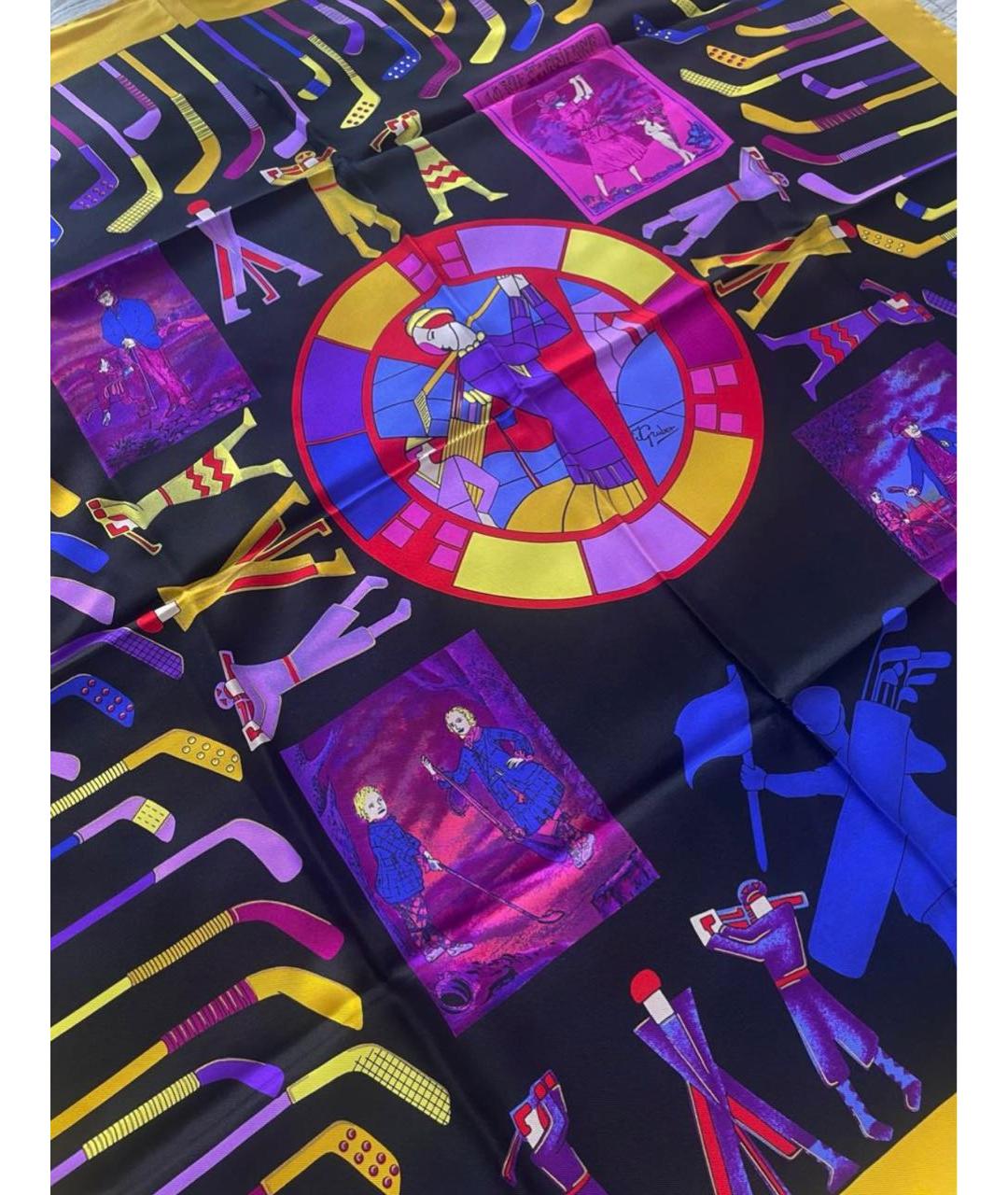 VERSACE Мульти шелковый платок, фото 2