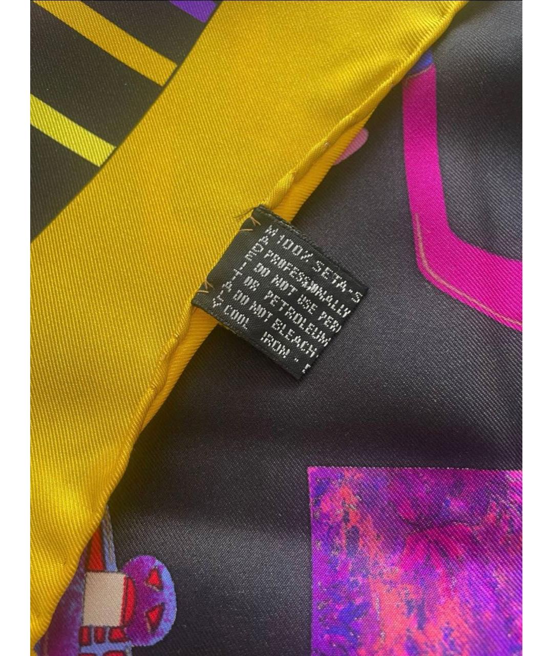 VERSACE Мульти шелковый платок, фото 5