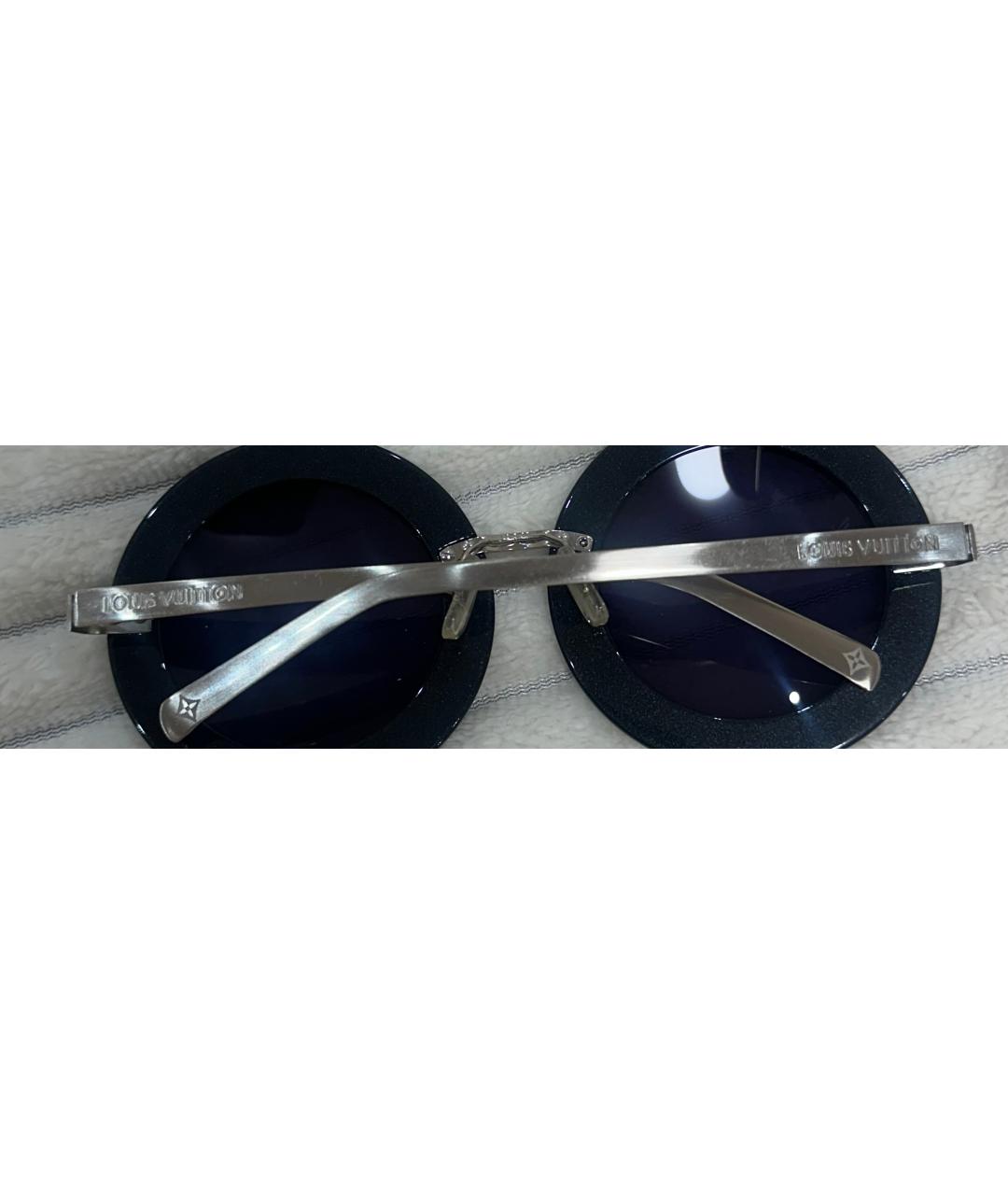 LOUIS VUITTON Черные пластиковые солнцезащитные очки, фото 2