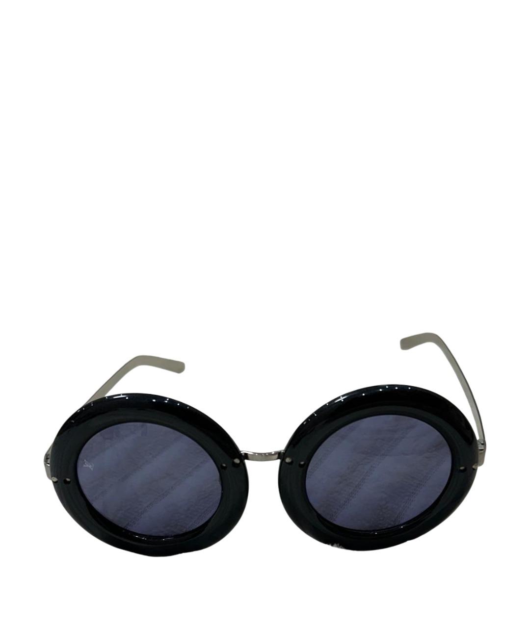 LOUIS VUITTON Черные пластиковые солнцезащитные очки, фото 1