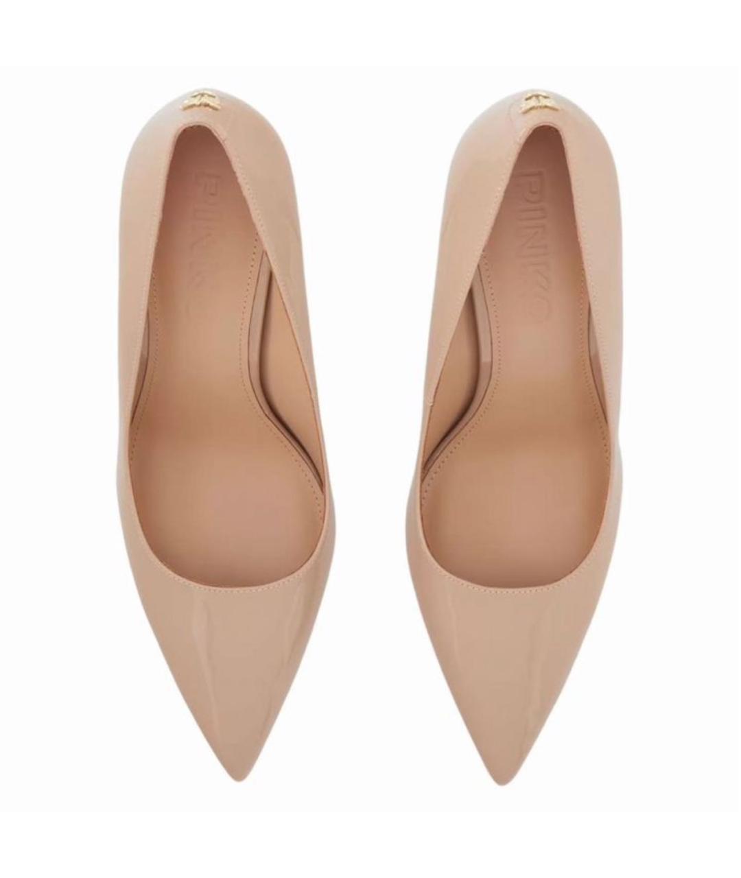 PINKO Бежевые туфли из искусственной кожи, фото 2