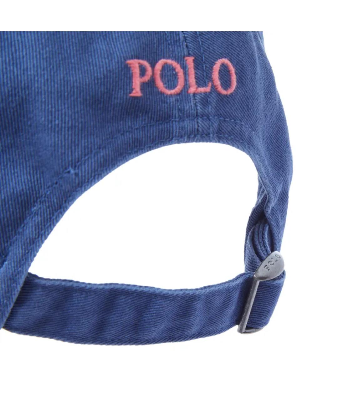 POLO RALPH LAUREN Синяя хлопковая кепка, фото 3
