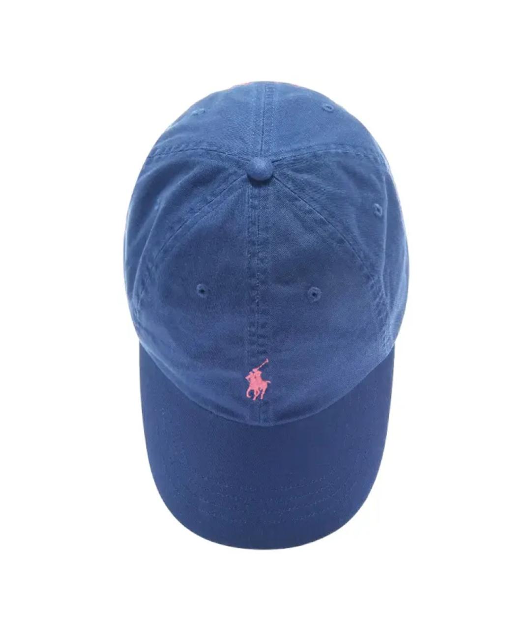 POLO RALPH LAUREN Синяя хлопковая кепка, фото 2