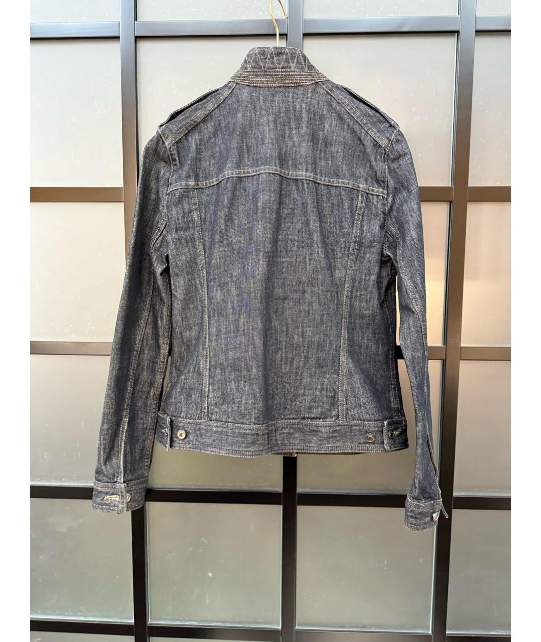 GUCCI Темно-синий деним костюм с брюками, фото 5