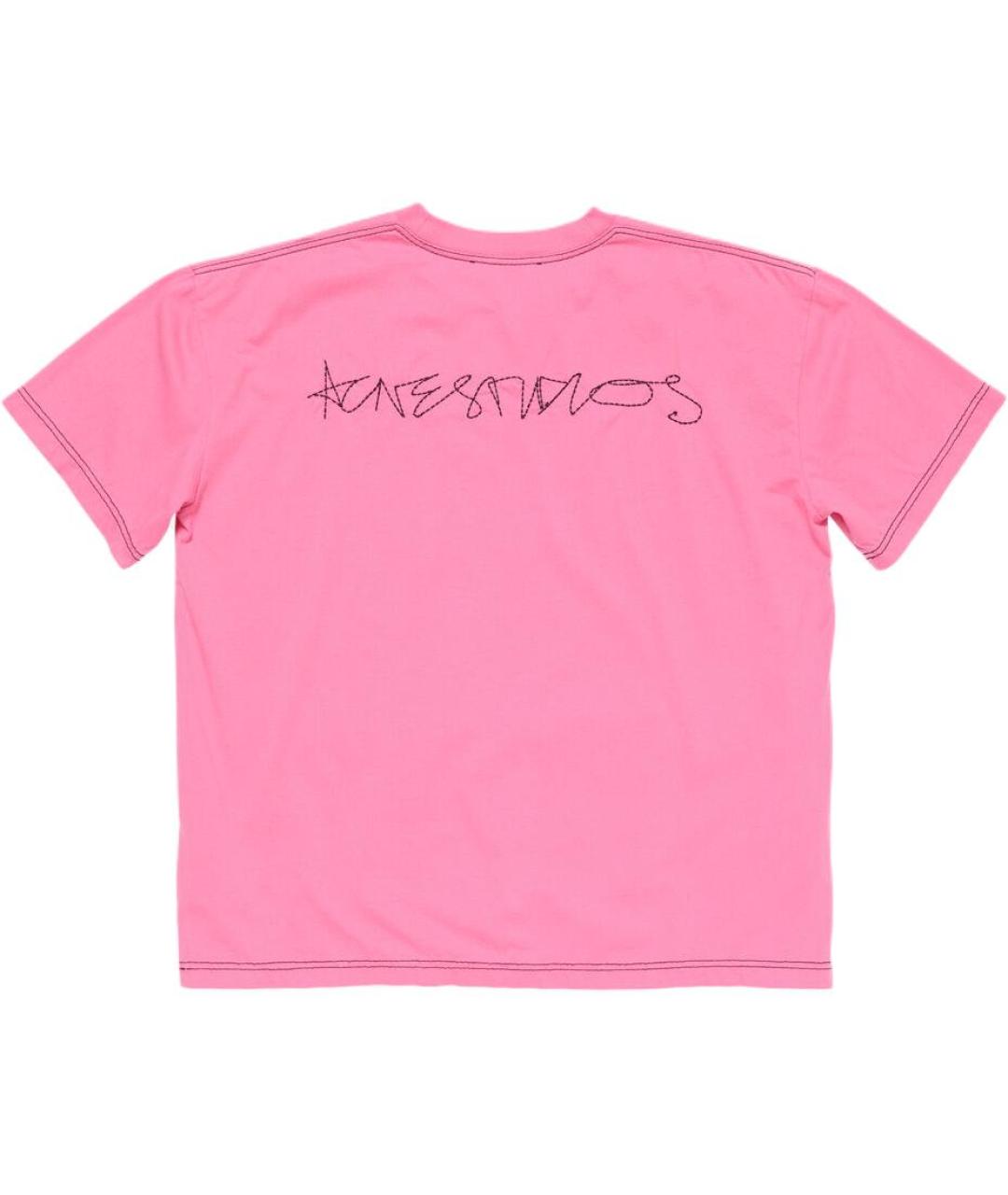 ACNE STUDIOS Розовая футболка, фото 1
