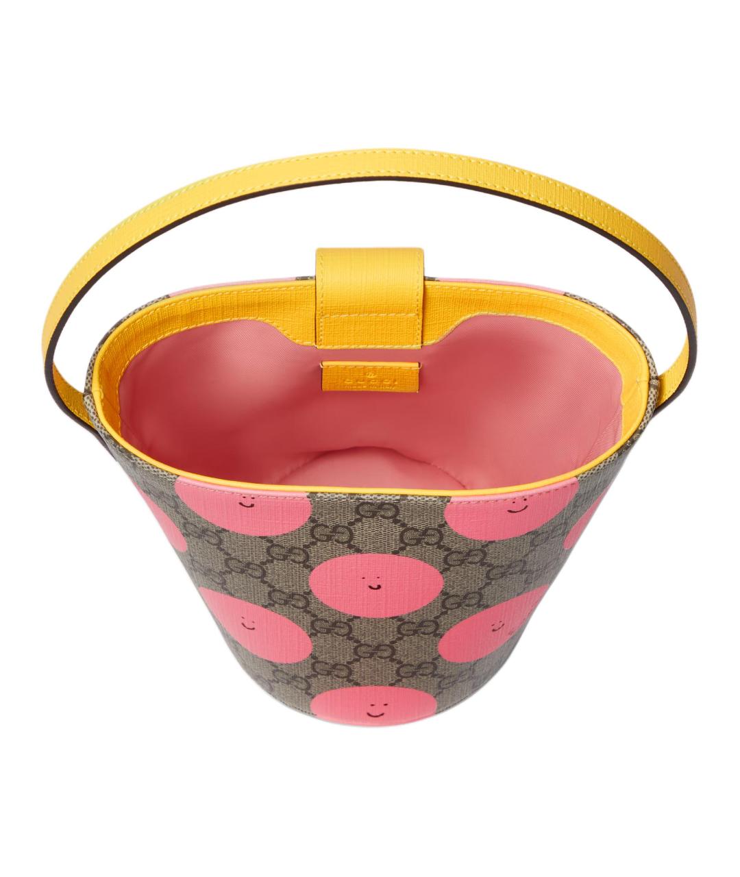 GUCCI Коричневая сумка с короткими ручками, фото 5