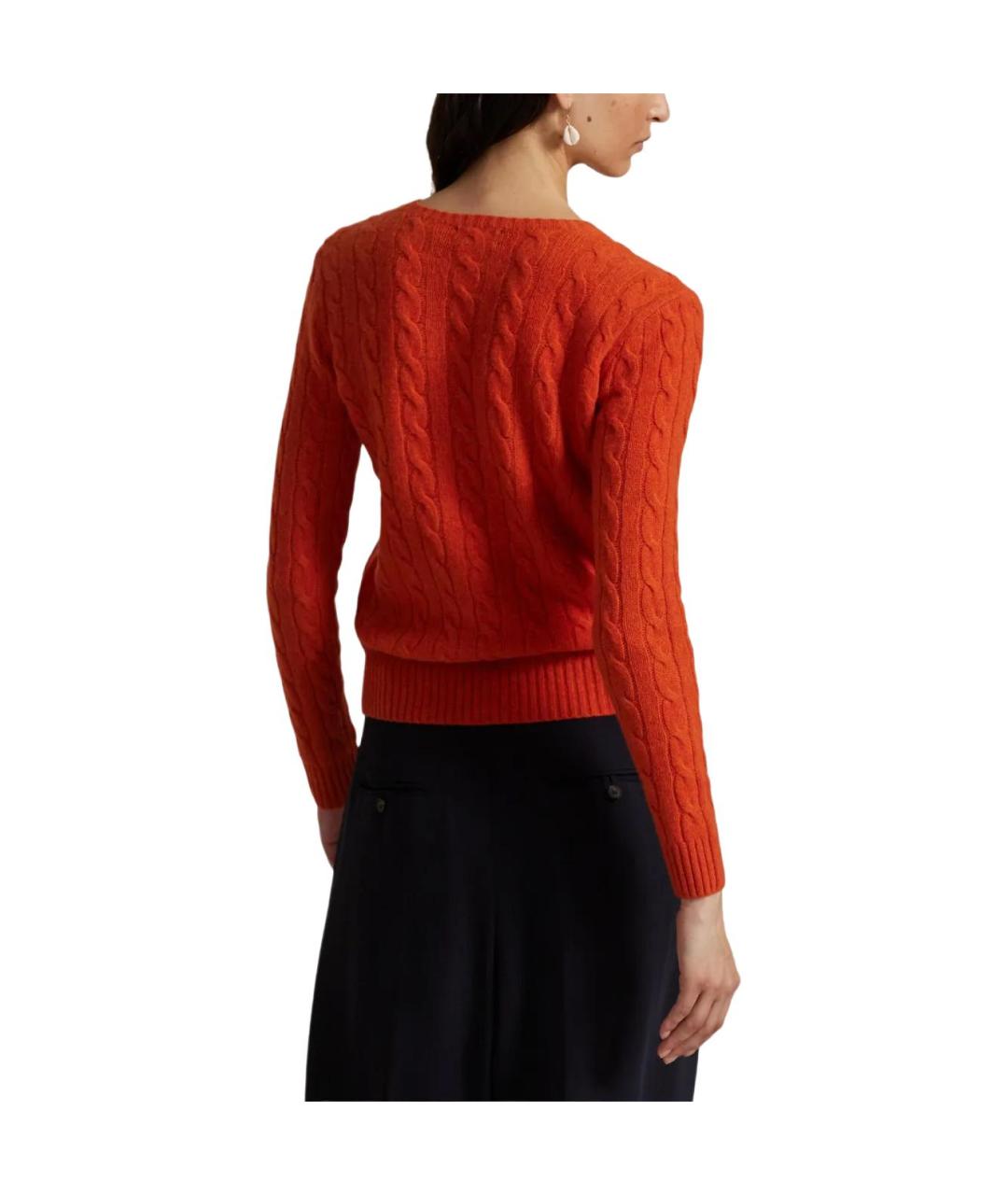 POLO RALPH LAUREN Оранжевый джемпер / свитер, фото 4