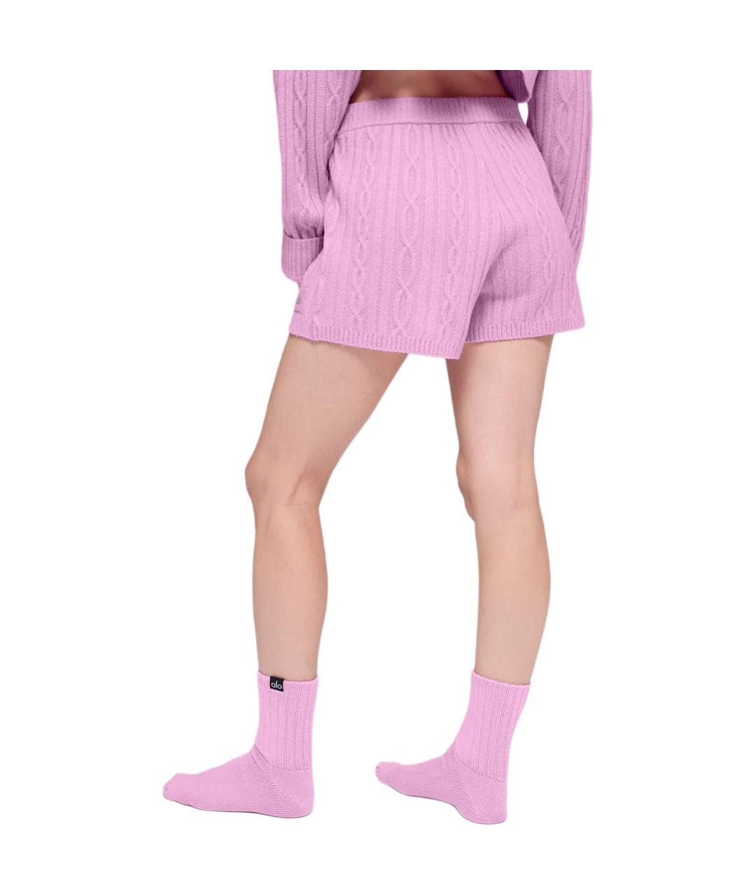 ALO YOGA Розовые спортивные брюки и шорты, фото 2