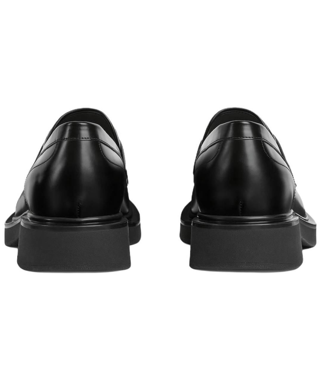 GUCCI Черные кожаные лоферы, фото 5
