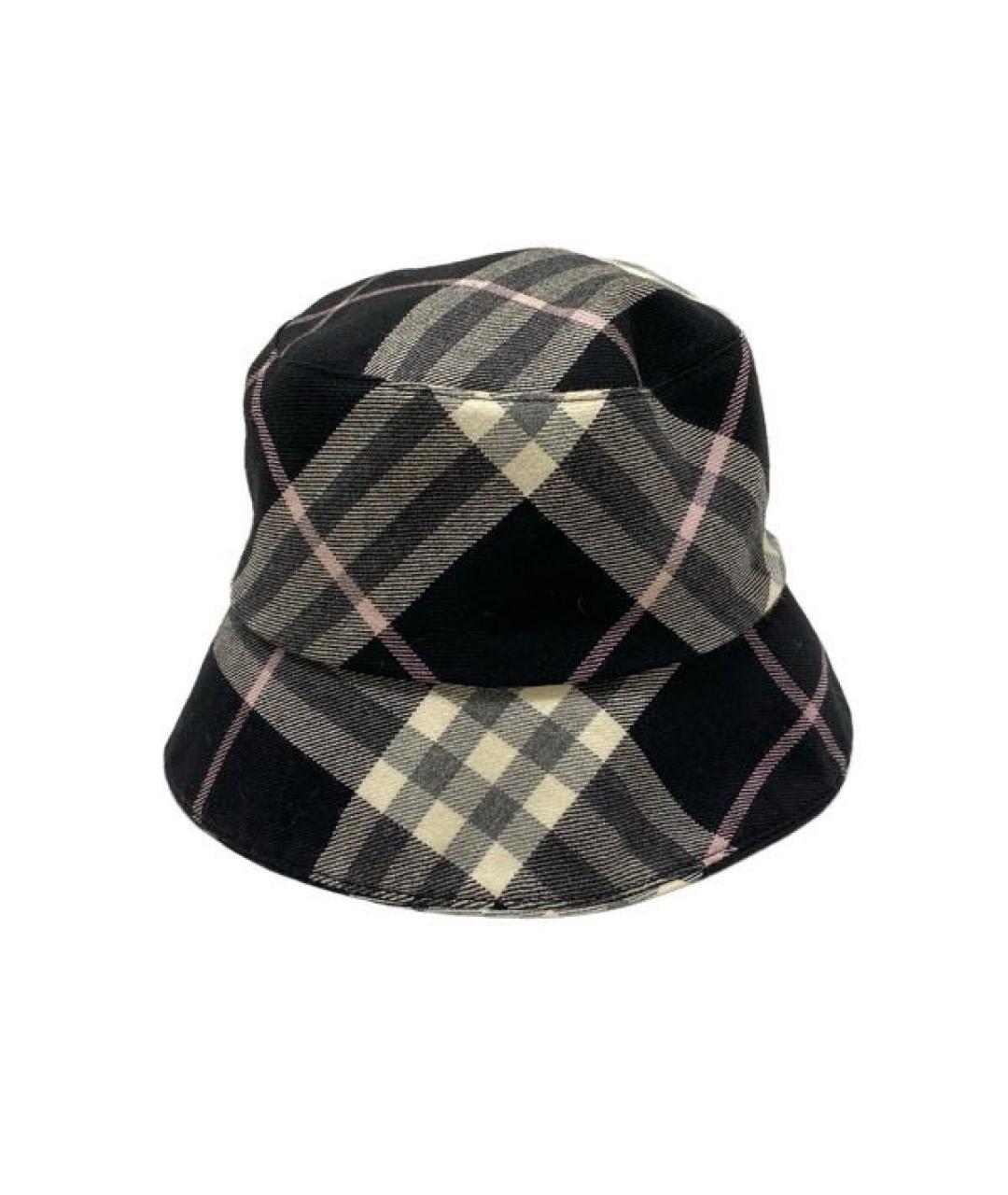 BURBERRY Черная шерстяная панама, фото 4