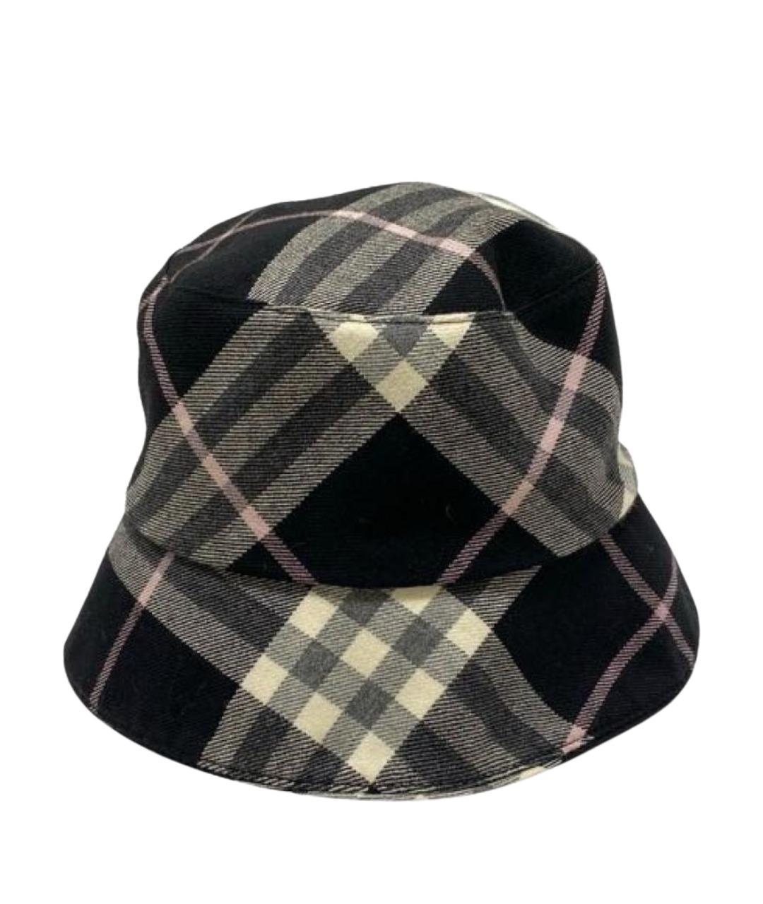 BURBERRY Черная шерстяная панама, фото 1