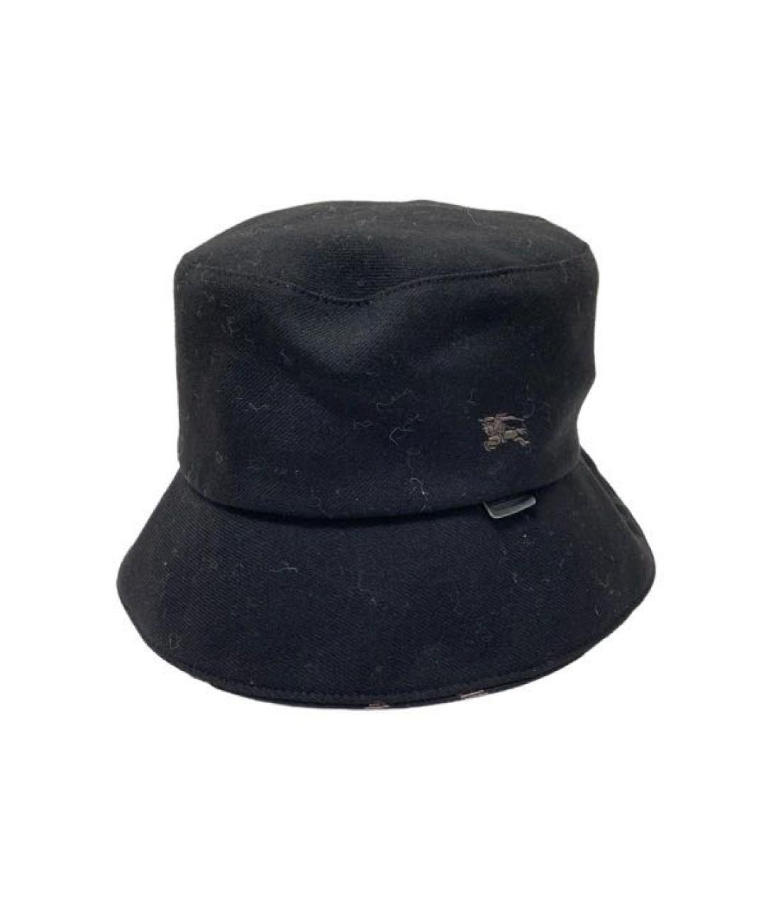 BURBERRY Черная шерстяная панама, фото 2