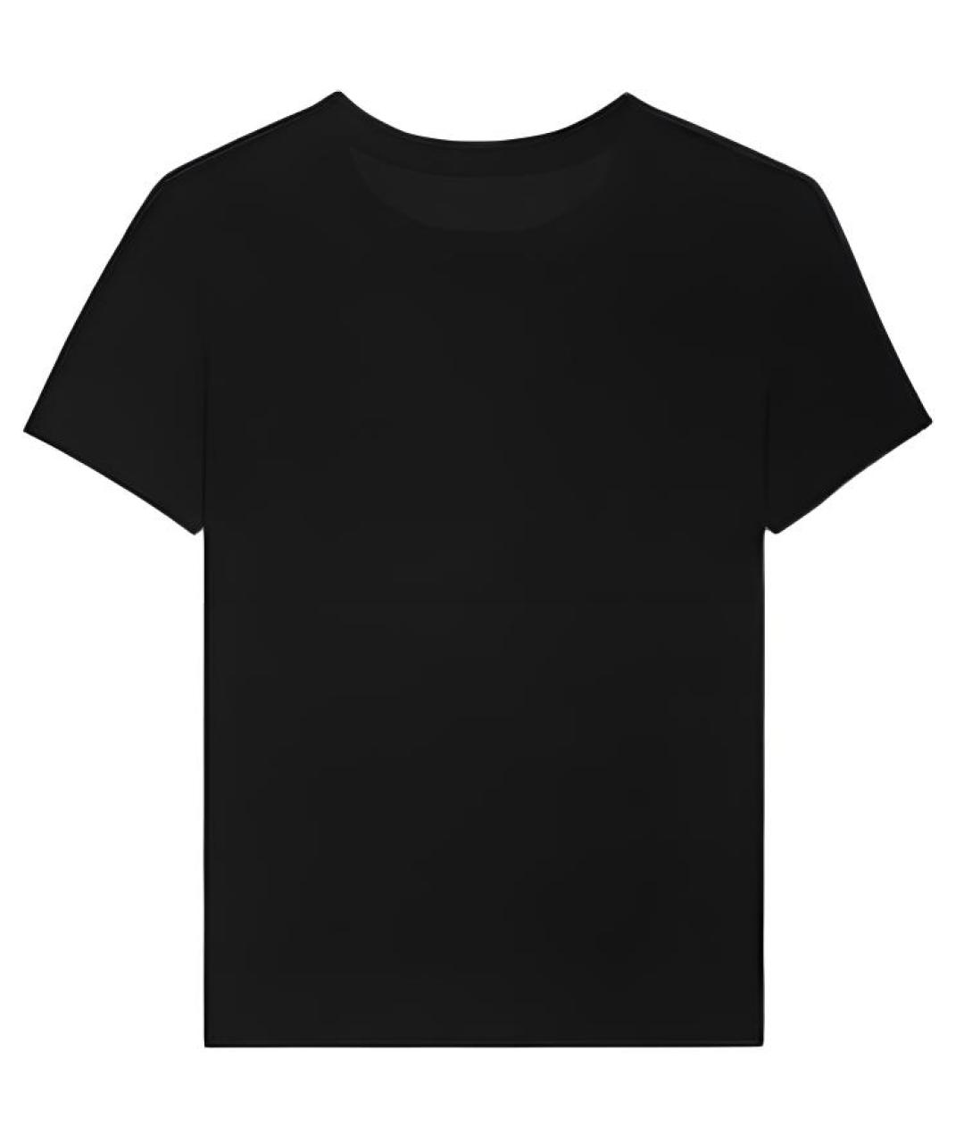 CELINE Черная футболка, фото 2