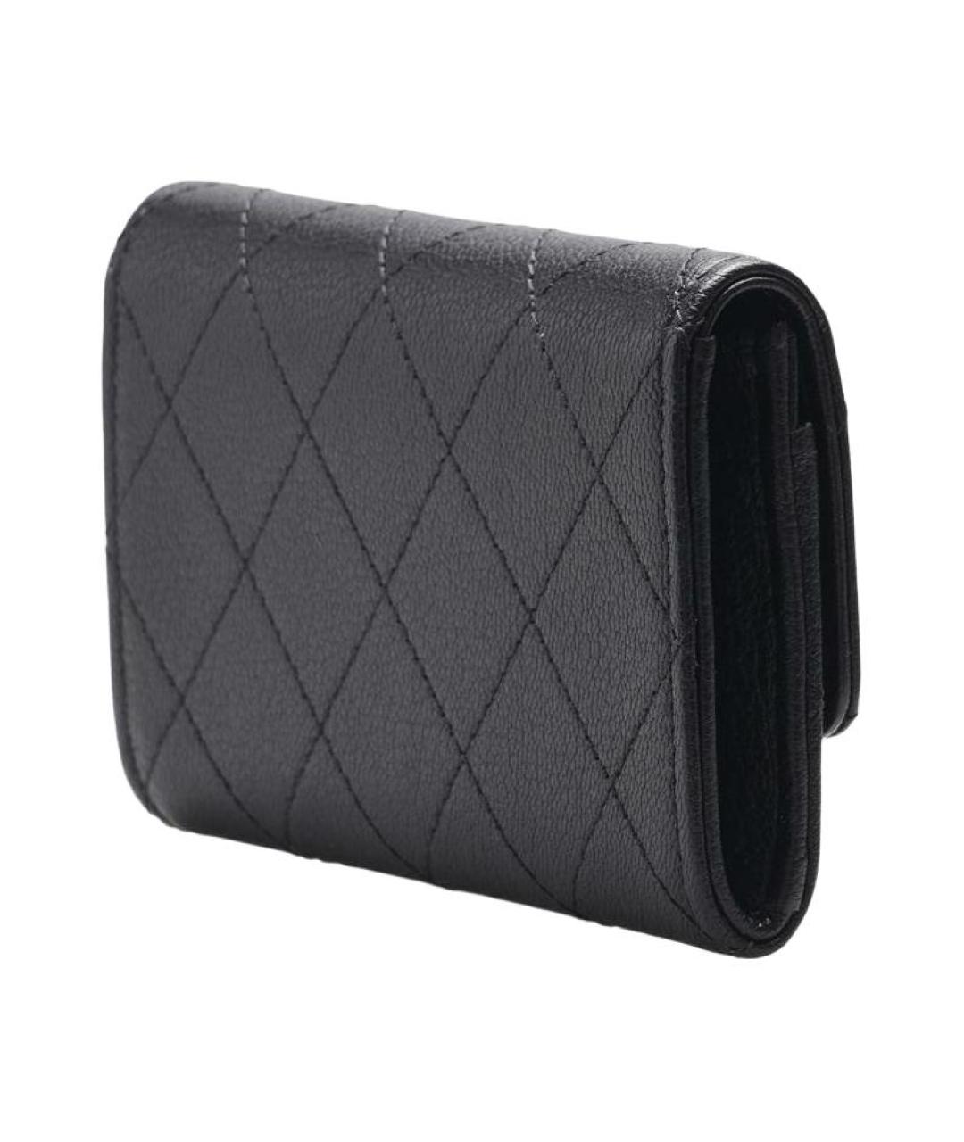 CHANEL Черный кожаный кардхолдер, фото 2