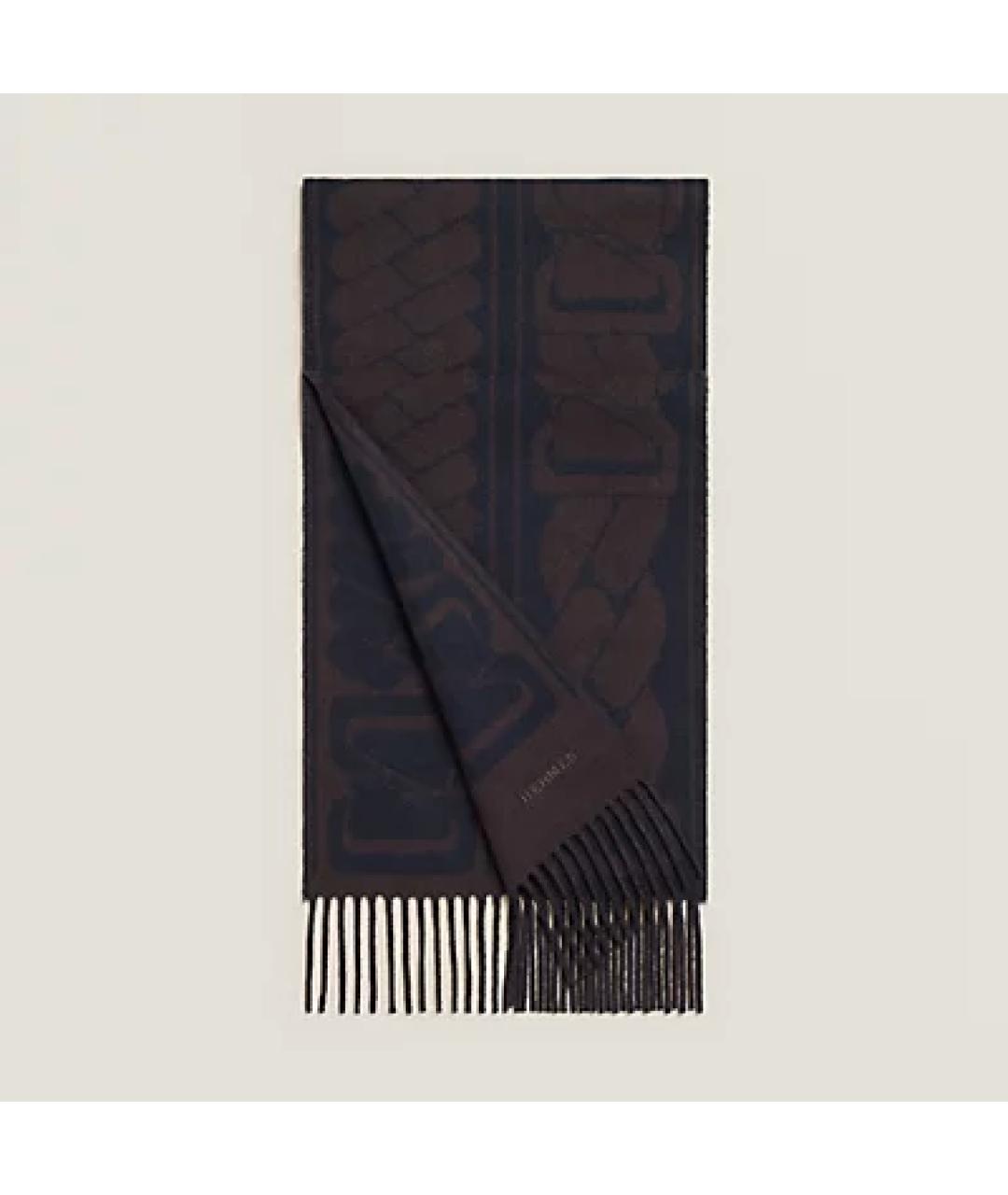 HERMES Мульти кашемировый шарф, фото 3