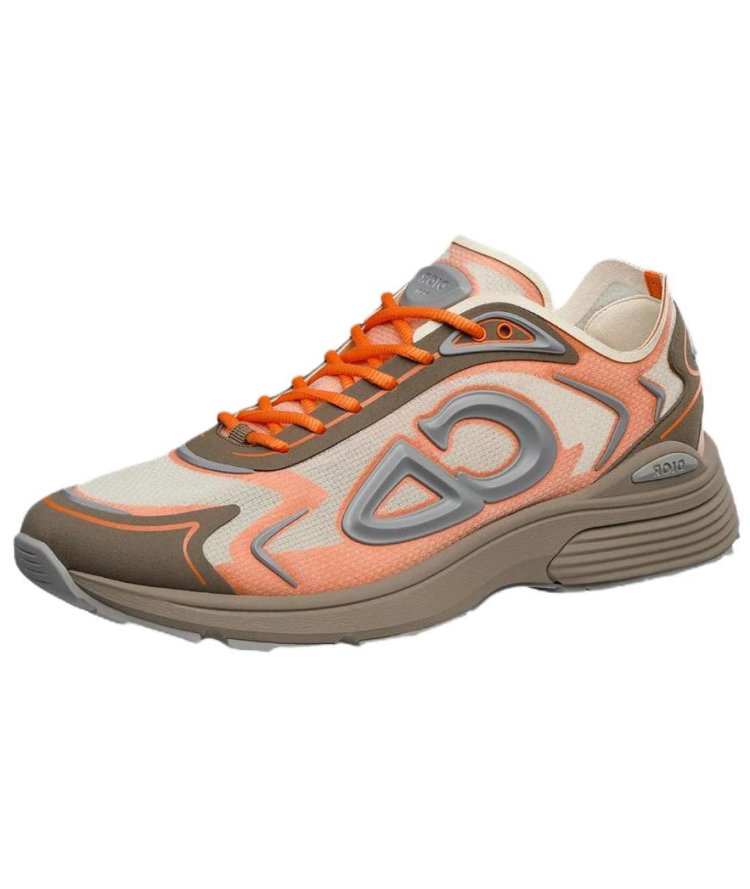 CHRISTIAN DIOR Коричневые низкие кроссовки / кеды, фото 3