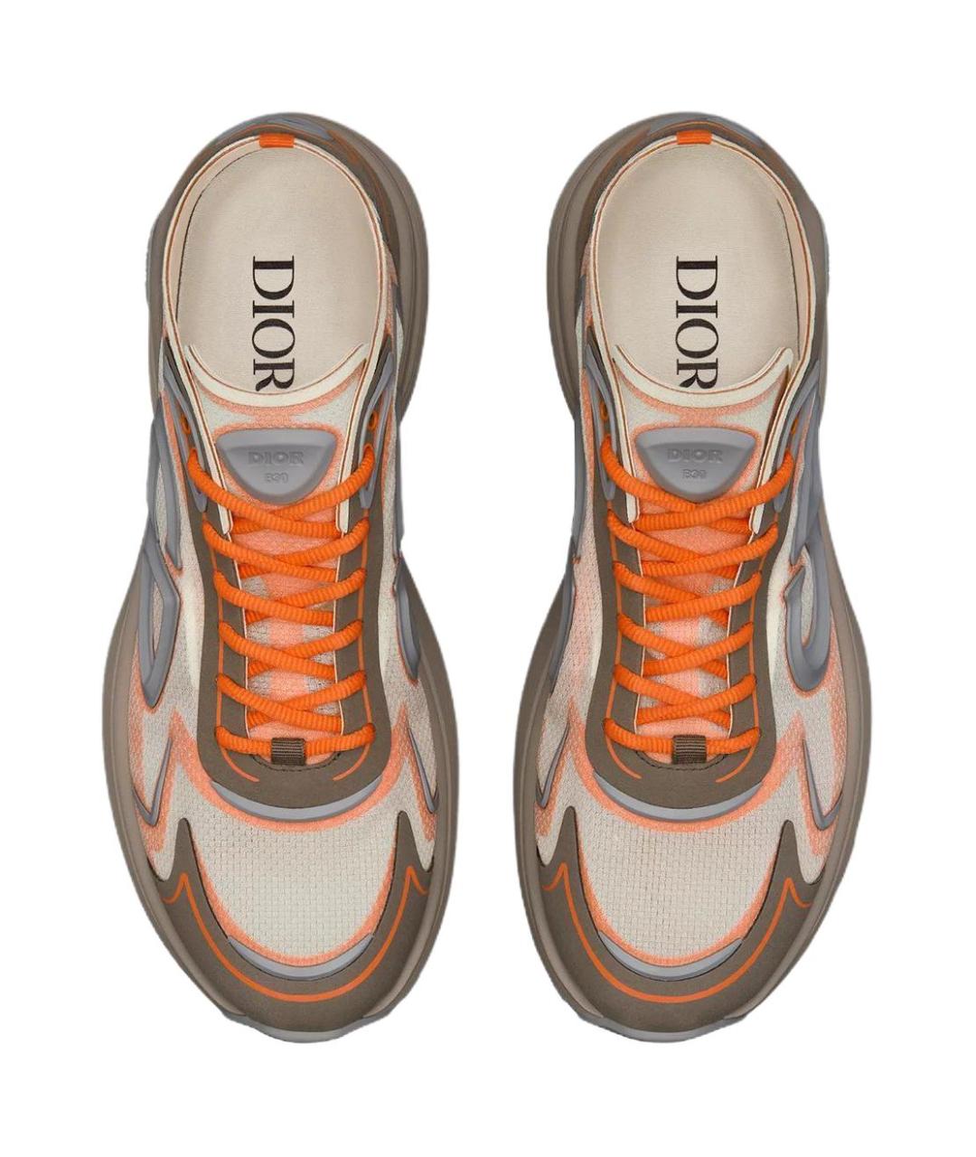 CHRISTIAN DIOR Коричневые низкие кроссовки / кеды, фото 5