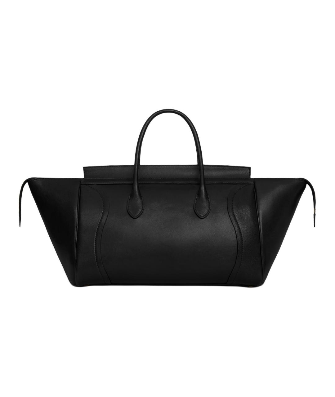 CELINE Черная кожаная сумка через плечо, фото 4