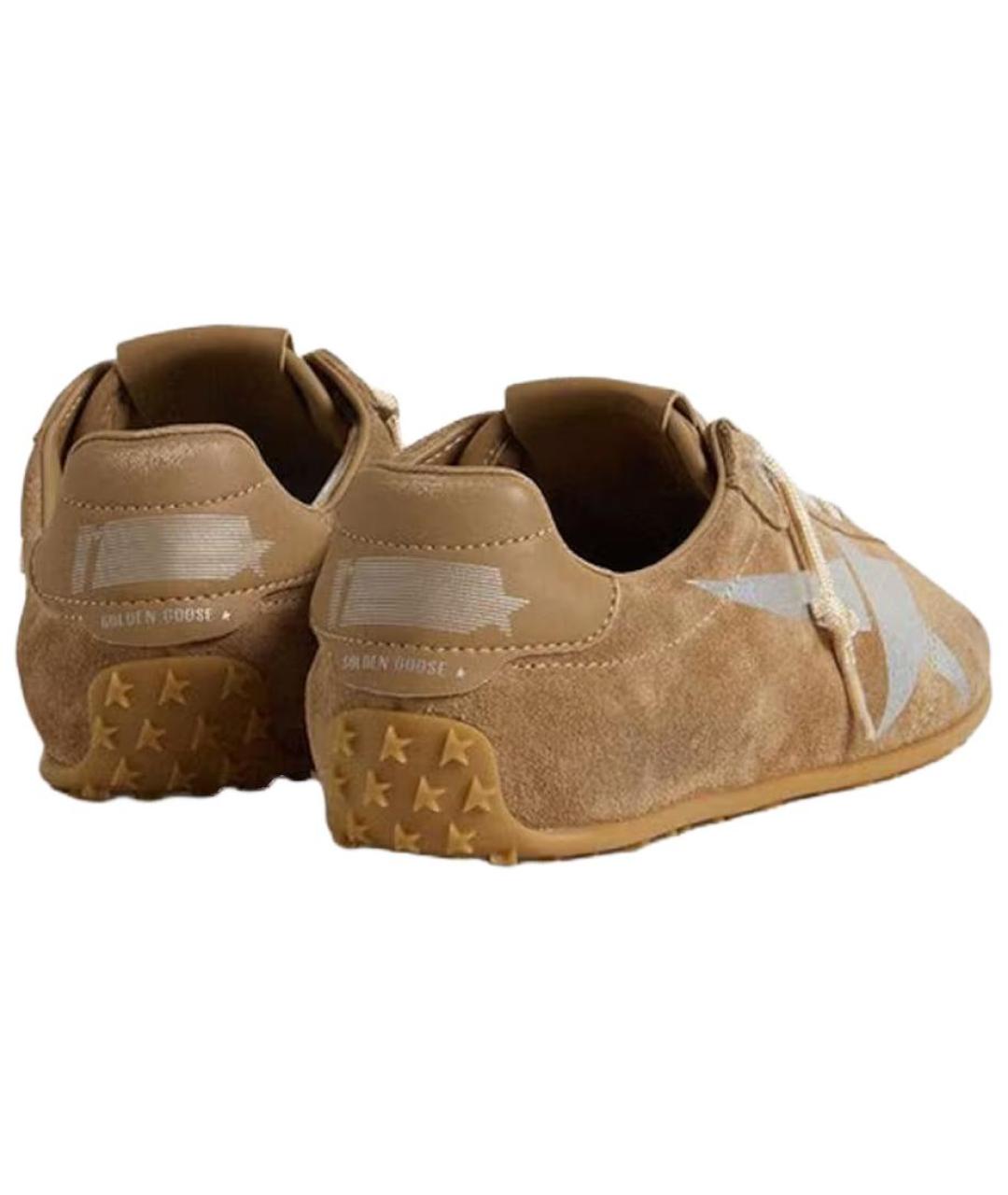 GOLDEN GOOSE DELUXE BRAND Коричневые замшевые кроссовки, фото 5