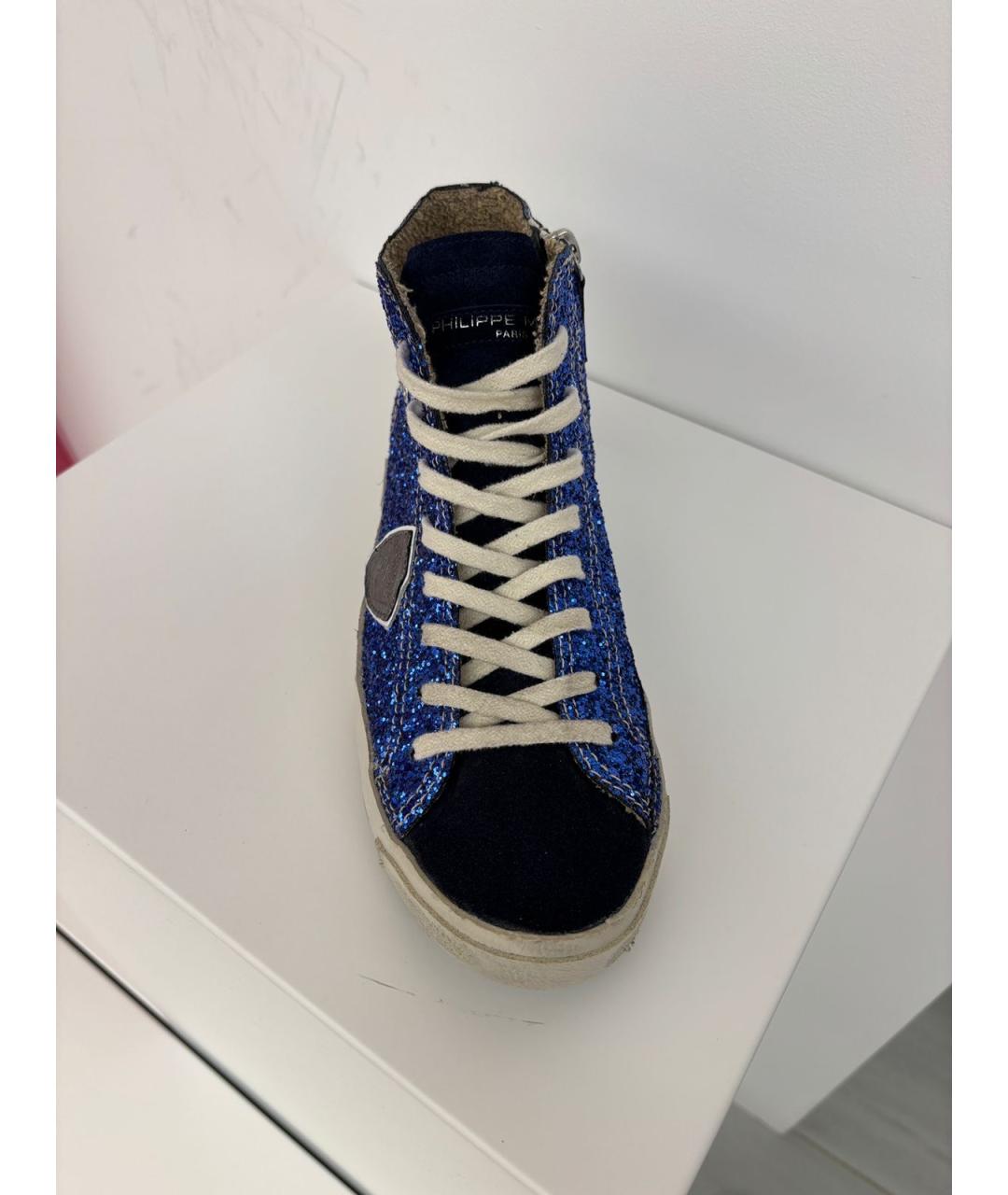 PHILIPPE MODEL Синие кеды, фото 2